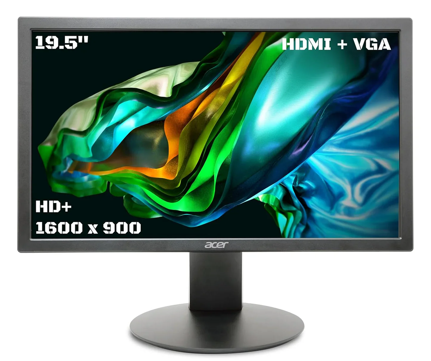 Acer K202QMBI 20" HD+ HDMI/VGA/75Hz/Black Pannel Gaming Monitor