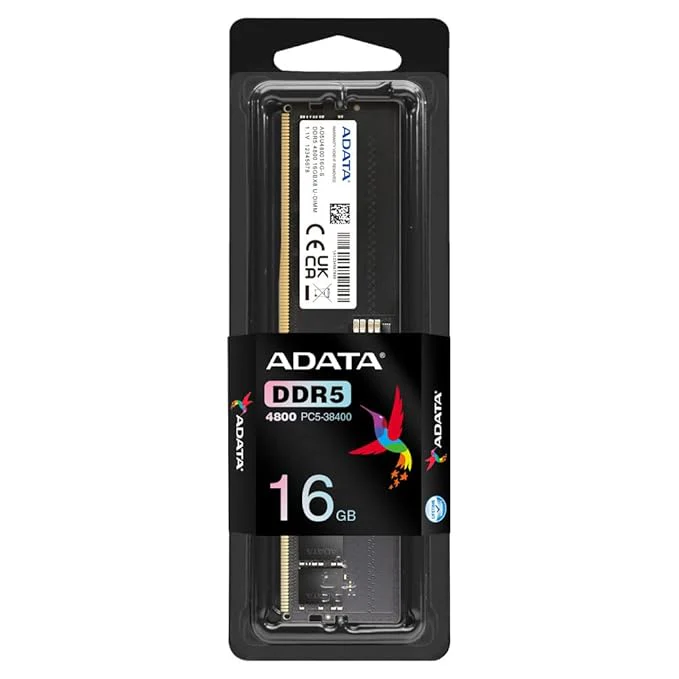 ADATA 16GB CL40 DDR5 4800MHz U-DIMM Desktop RAM (AD5U480016G-S) - Image 3