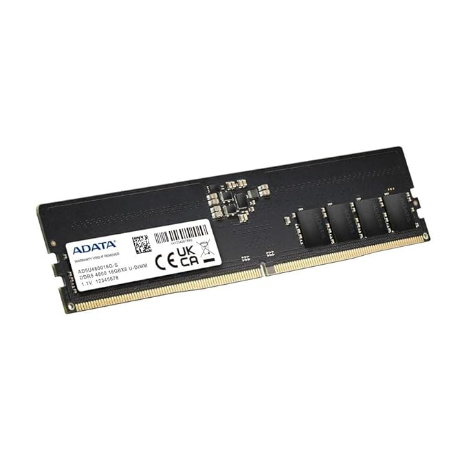 ADATA 32GB CL40 DDR5 4800MHz U-DIMM Desktop RAM (AD5U480032G-S) - Image 2