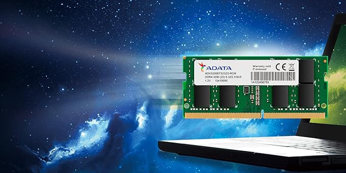 ADATA Premier 8GB DDR4 2666MHz SODIMM Laptop RAM (AD4S26668G19-SGN) - Image 2