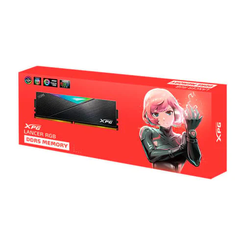 ADATA XPG Lancer 16GB CL30 DDR5 6000MHz RGB RAM (AX5U6000C3016G-CLARBK) - Image 4
