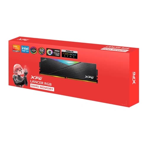 ADATA XPG Lancer 16GB CL48 DDR5 6000MHz RGB RAM (AX5U6000C4816G-CLARBK) - Image 5