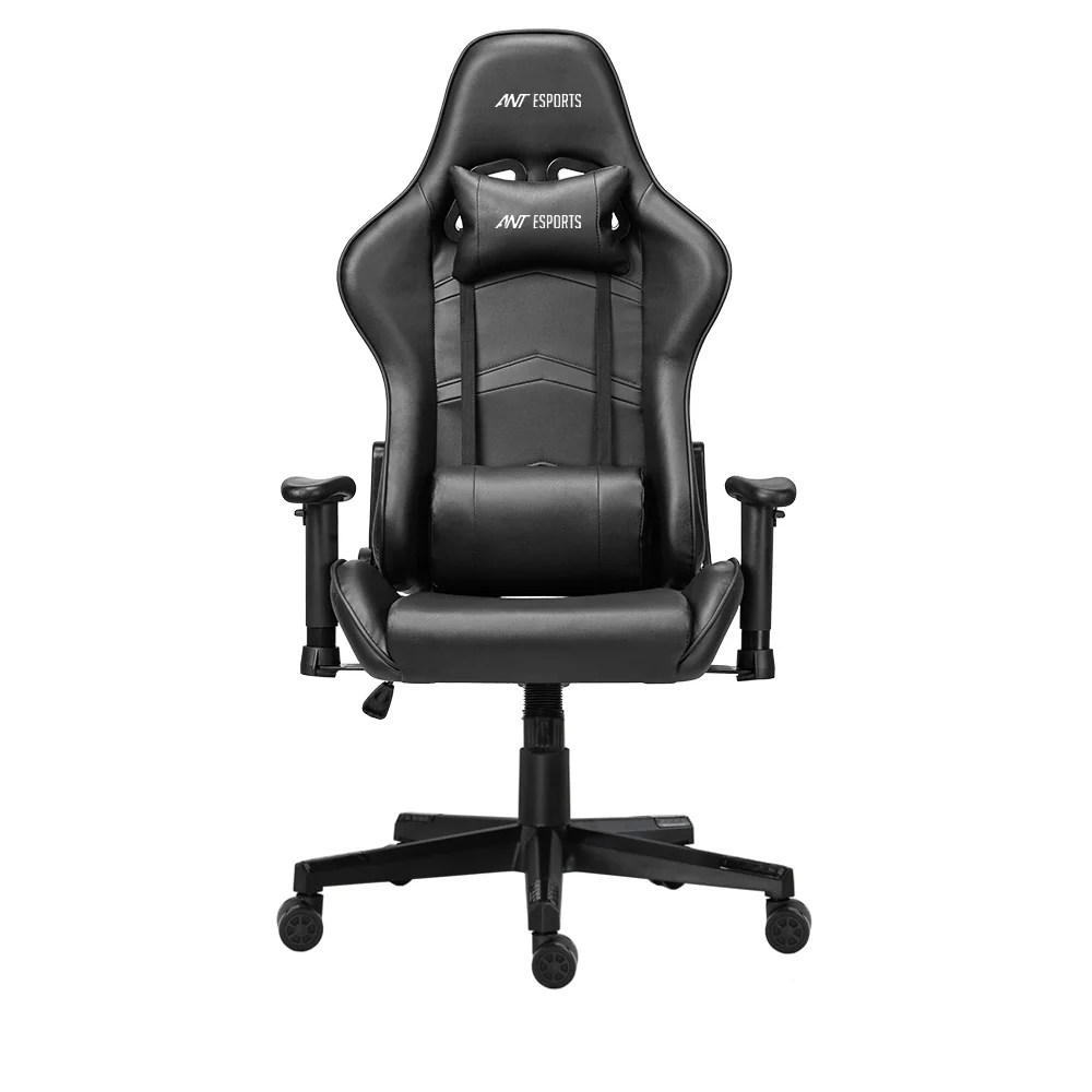 Ant Esports 9077 Adjustable Ergonomic Gaming Chair (Black) - Image 2
