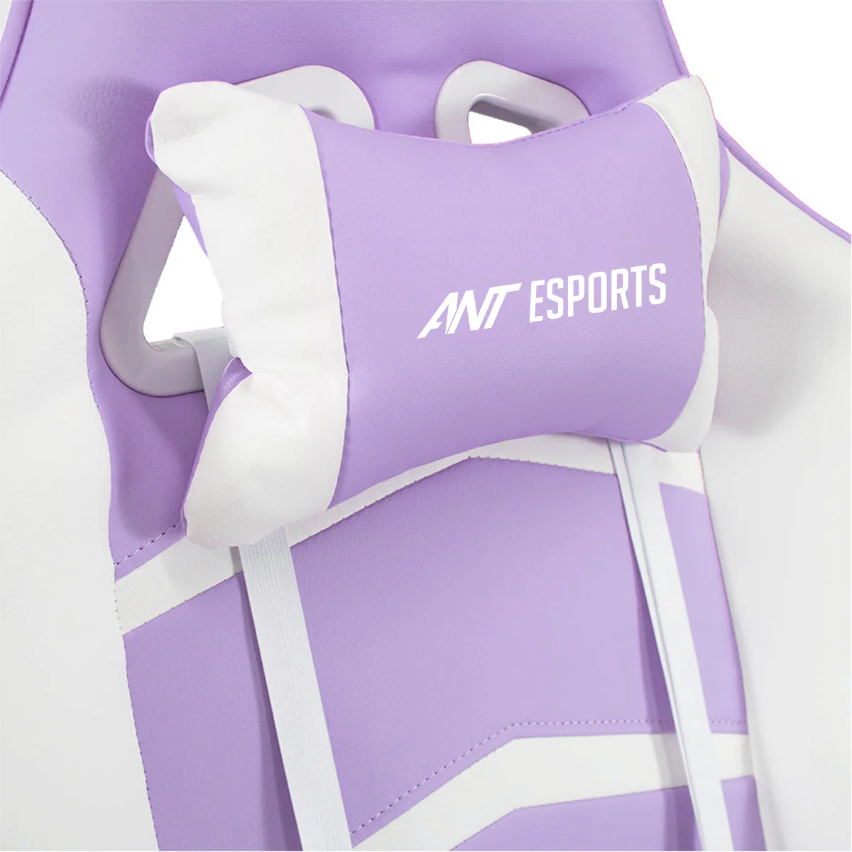 Ant Esports 9077 Adjustable Ergonomic Gaming Chair (White & Purple) - Image 7