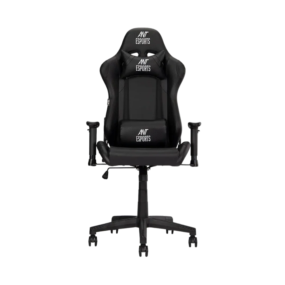 Ant Esports Carbon Gaming Chair Black - Adjustable Lumbar Support, 150-Degree Tilt, 4D Armrests - Image 2