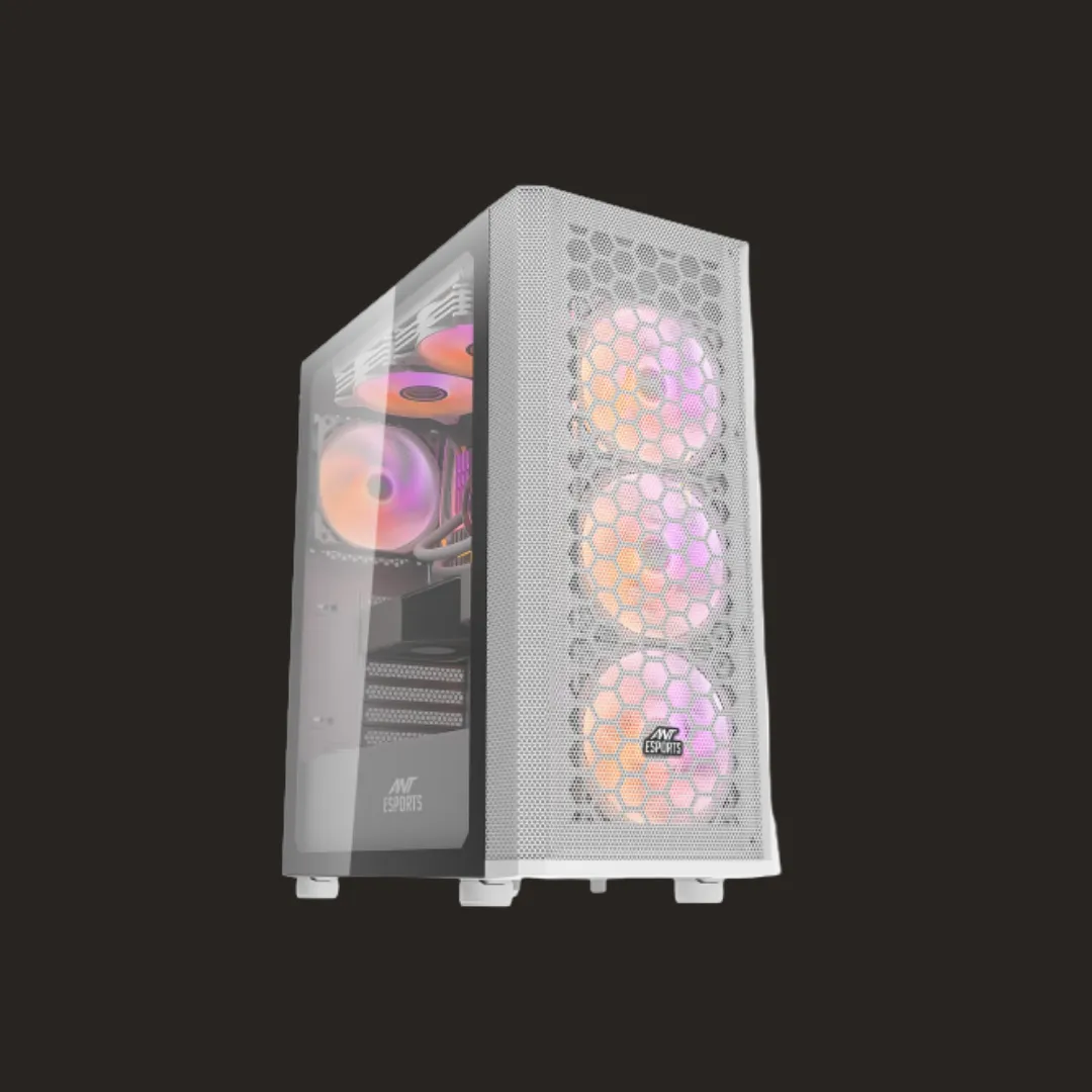 Ant Esports 250 Air ARGB (ATX) Mid Tower Cabinet (White)