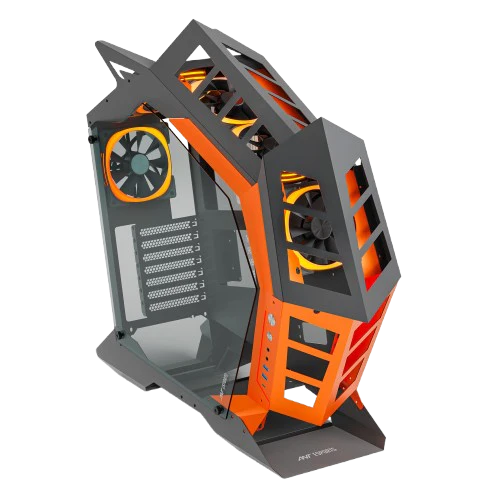 Ant Esports Cypher G3 Mid-Tower ATX Gaming Cabinet – Black-Orange - Image 10