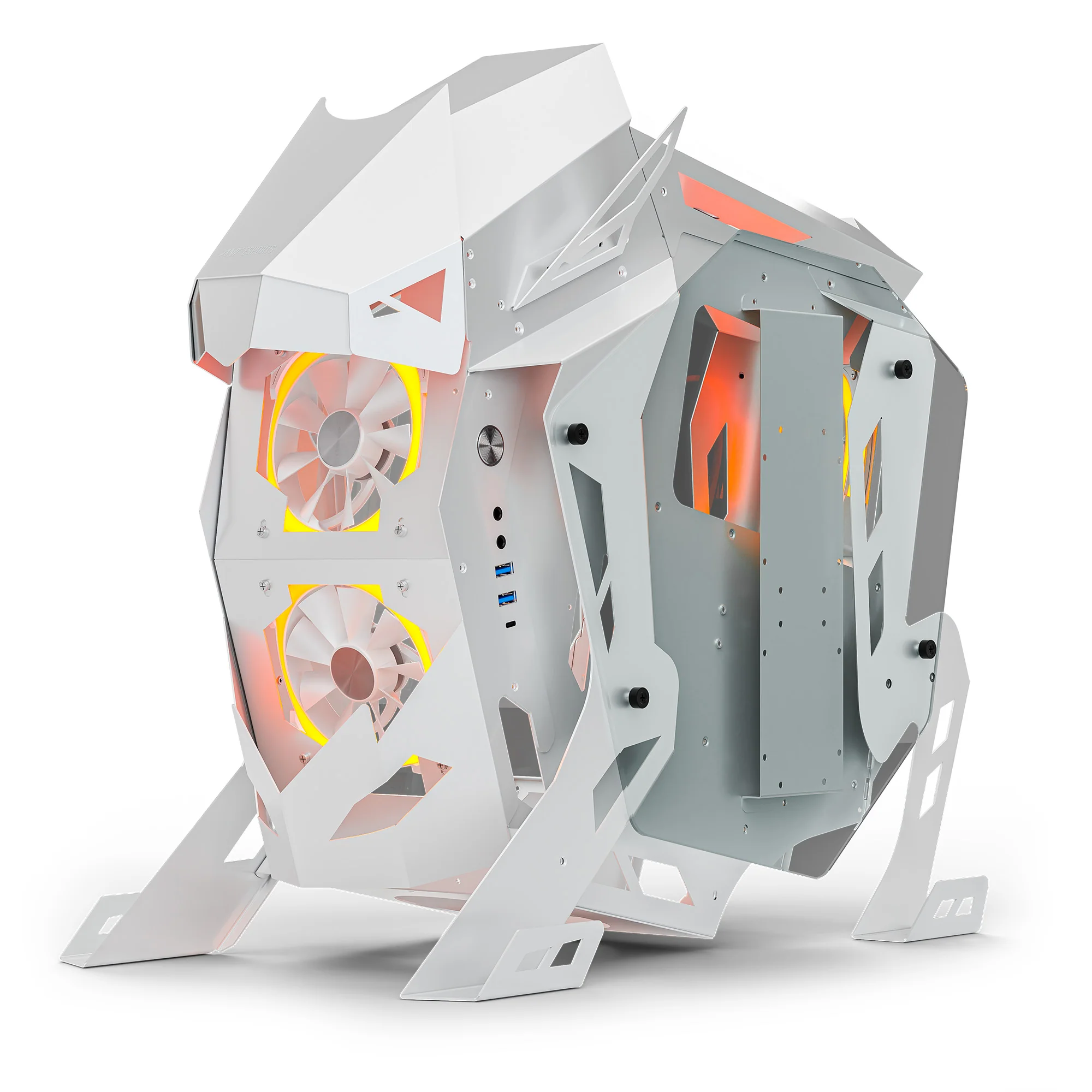 Ant Esports Cypher G5 Mid-Tower Gaming Cabinet – White - Image 6