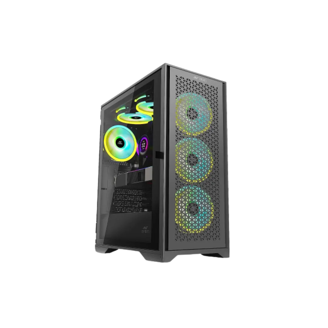 Ant Esports ICE-4000 RGB Black Gaming Cabinet