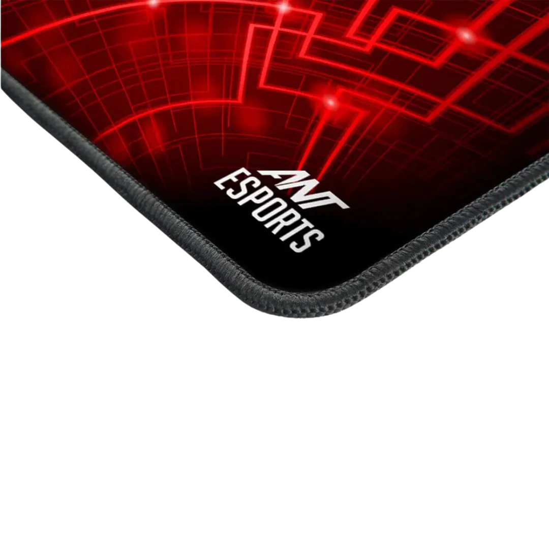 Ant Esports MP200 Medium Mousepad - Black Red 400x300x4mm - Image 2