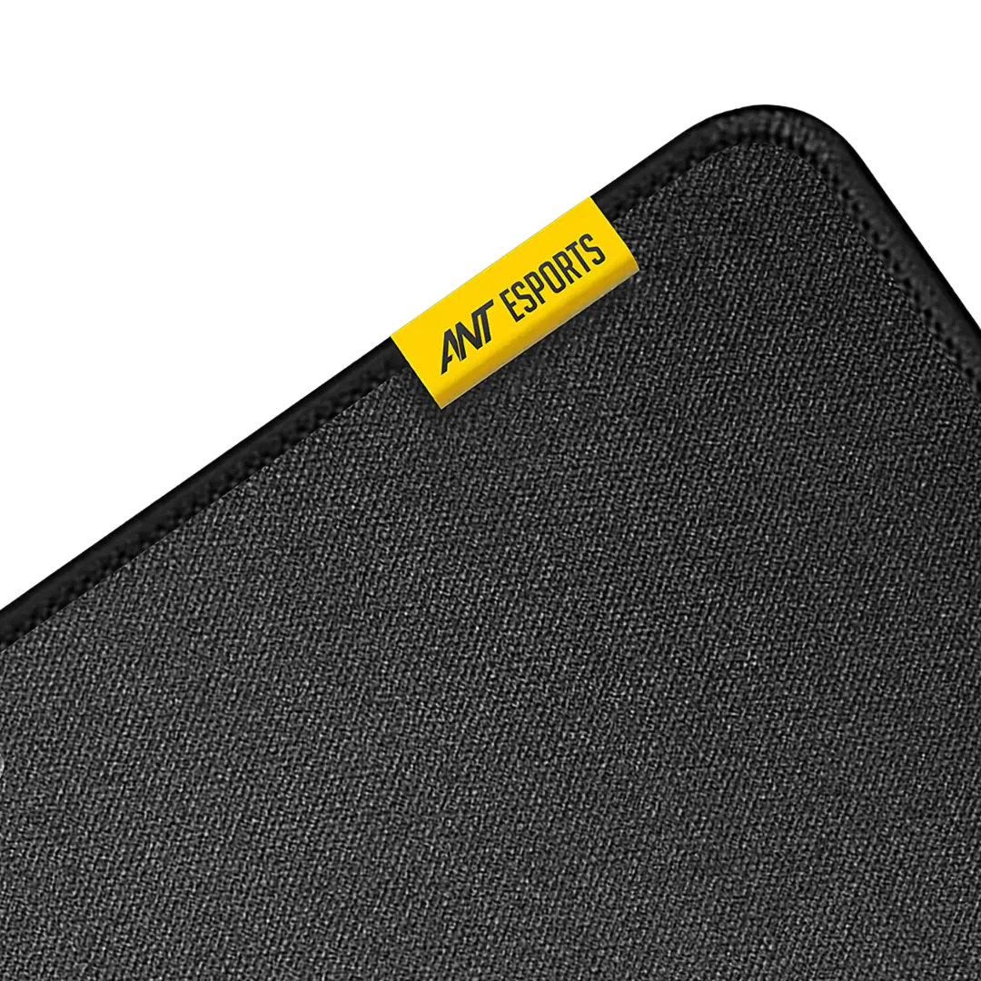 Ant Esports XL Gaming Mouse Pad - 4mm Thickness - Waterproof - Black