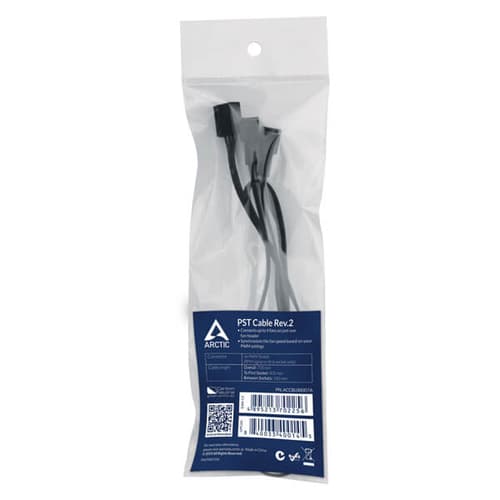 Arctic 4-Pin PWM Fan Splitter Cable (Black) - Image 2
