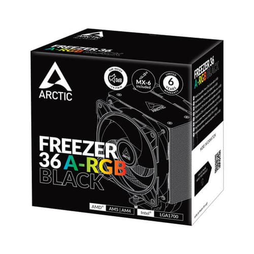 Arctic Freezer 36 ARGB High Performance CPU Air Cooler (Black) - Image 6