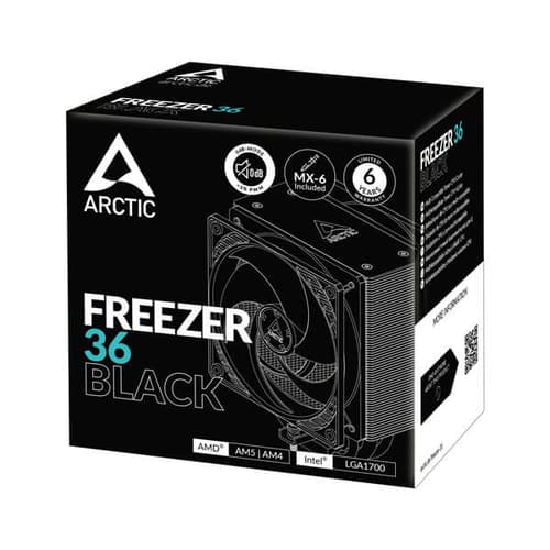 Arctic Freezer 36 High Performance CPU Air Cooler (Black) - Image 6