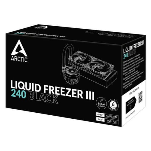 Arctic Liquid Freezer III-240 CPU Liquid Cooler (Black) - Image 5