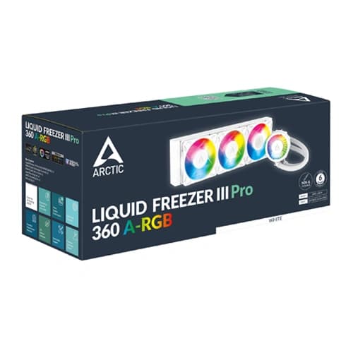 Arctic Liquid Freezer III Pro 360 ARGB CPU Liquid Cooler (White) - Image 5