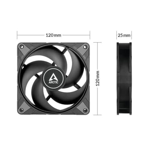 Arctic P12 Max Black Cabinet Cooling Fan (Single Pack) - Image 5