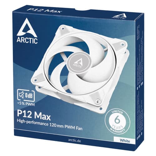 Arctic P12 Max White Cabinet Cooling Fan (Single Pack) - Image 4