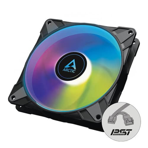 Arctic P14 PWM PST ARGB Black Cabinet Cooling Fan (Single Pack)