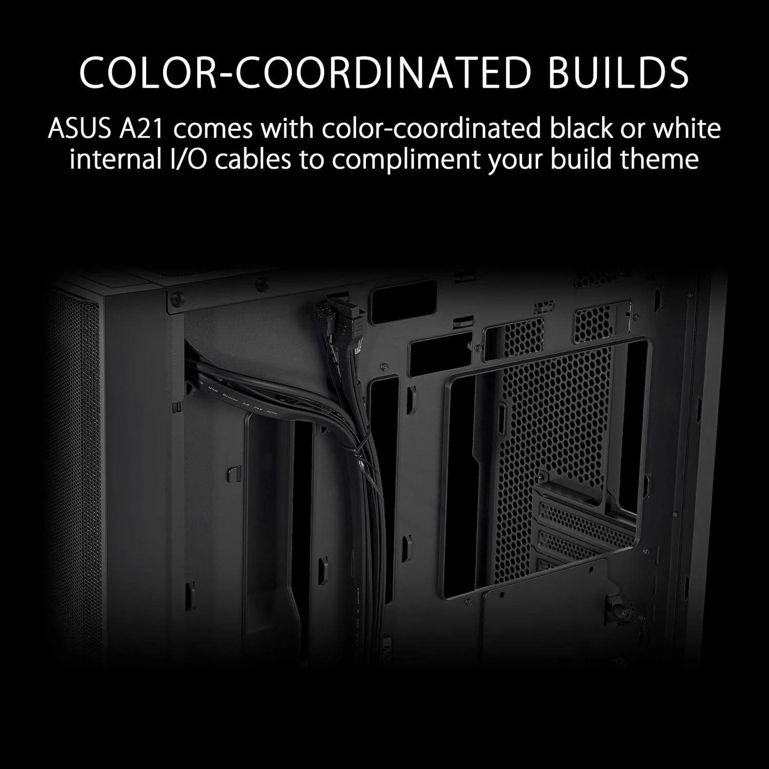 ASUS A21 Micro-ATX Case Black Edition - Image 3