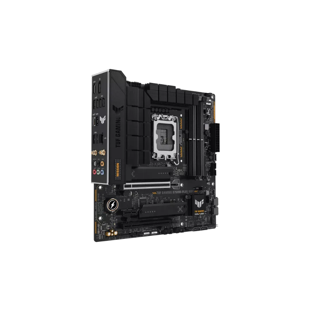 ASUS B760M PLUS TUF GAMING DDR5 Motherboard - PCIe 5.0, Intel 12th Gen Ready