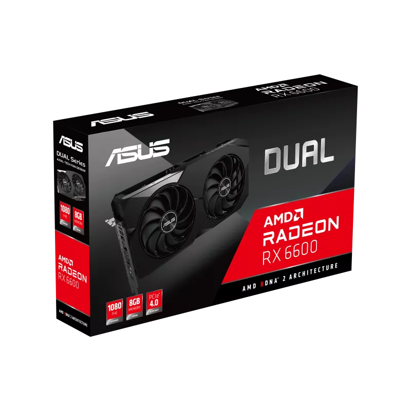ASUS Dual Radeon RX 6600 8GB GDDR6 128-Bit Gaming Graphics Card - Image 8