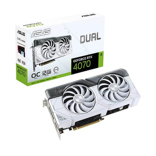 ASUS Dual RTX 4070 White OC Edition 12GB GDDR6X 192-Bit Gaming Graphics Card - Image 10