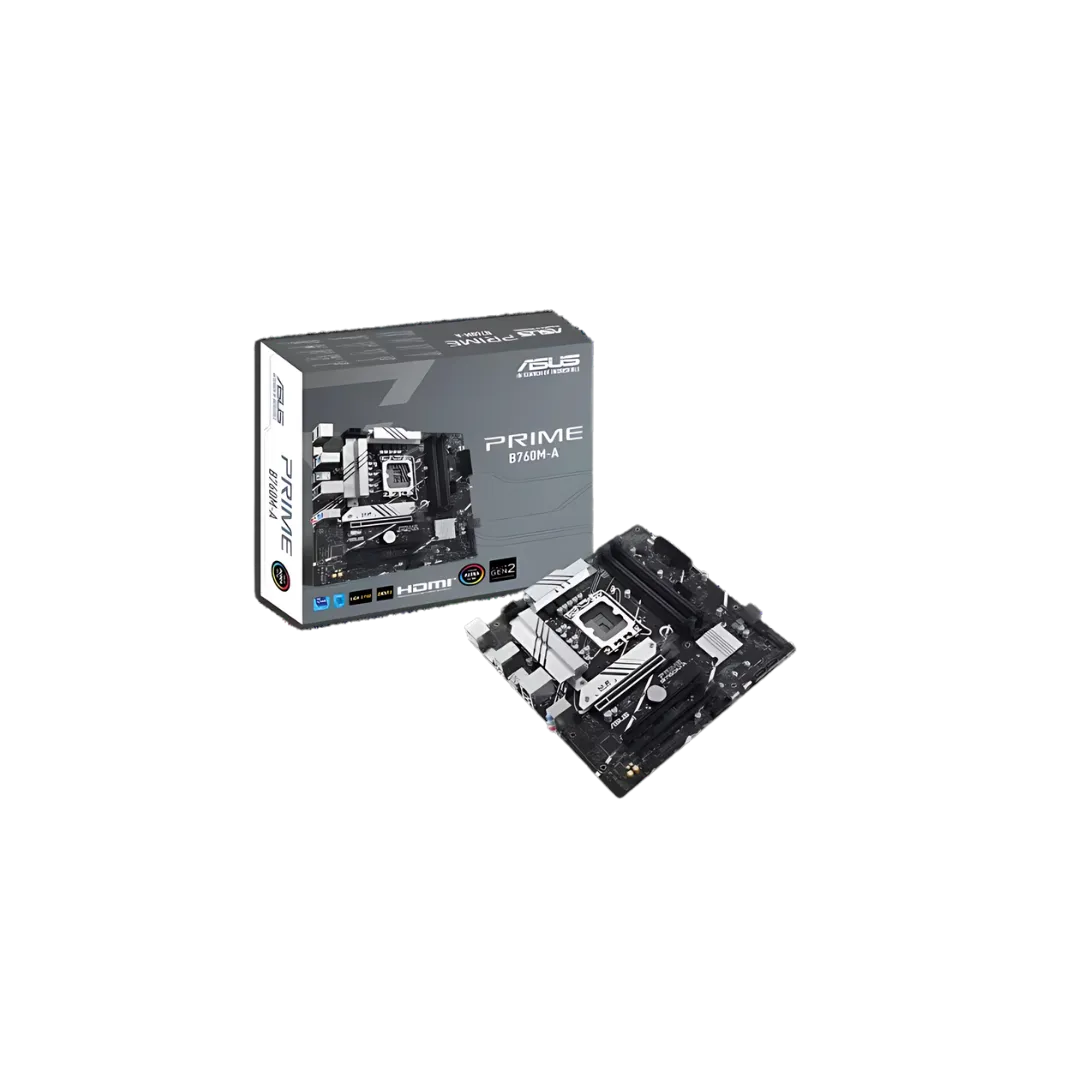 ASUS PRIME B760M-A DDR5 Motherboard - PCIe 5.0, Intel 12th Gen Ready