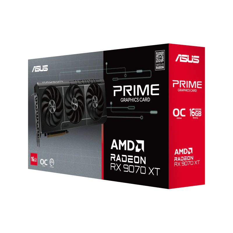 ASUS Prime Radeon RX 9070 XT OC Edition 16GB GDDR6 256-Bit Gaming Graphics Card - Image 10