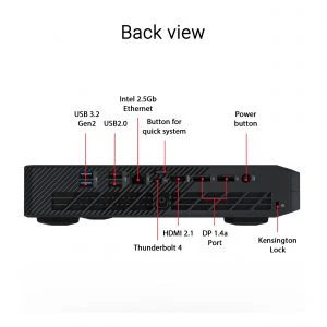 ASUS ROG NUC with NVIDIA GeForce /DDR5/5600MHz/Intel Core Ultra 7 155H Processor (RNUC14SRKU7168A0I) - Image 3