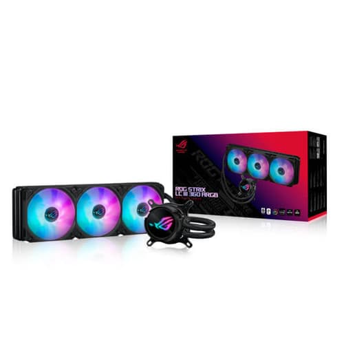 Asus ROG Strix LC III 360 ARGB 360mm CPU Liquid Cooler (Black) - Image 3