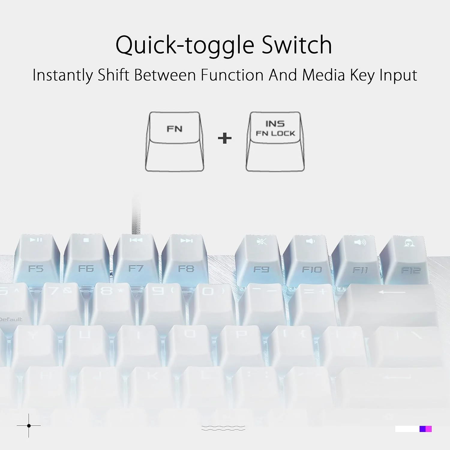 ASUS ROG Strix Scope NX TKL Moonlight White Gaming Keyboard - Image 4
