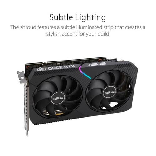 ASUS RTX 3060 Dual OC V2 LHR 12GB GDDR6 192-Bit Gaming Graphics Card - Image 2