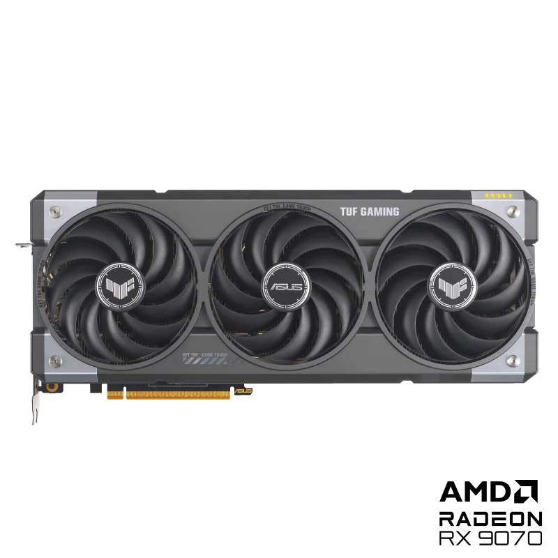 ASUS TUF Radeon RX 9070 OC Edition 16GB GDDR6 256-Bit Gaming Graphics Card