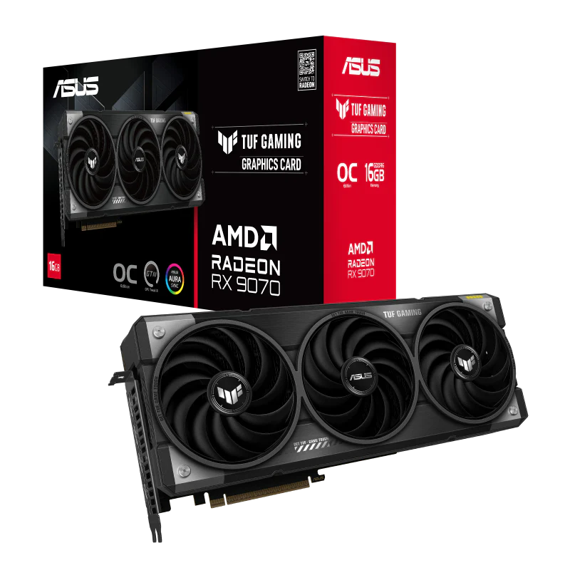 ASUS TUF Radeon RX 9070 OC Edition 16GB GDDR6 256-Bit Gaming Graphics Card - Image 11