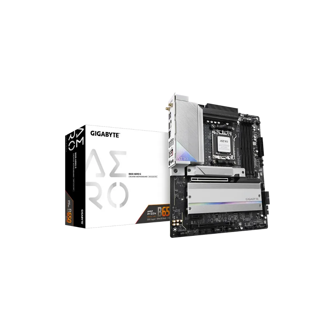GIGABYTE B650 AERO G Motherboard - White Edition