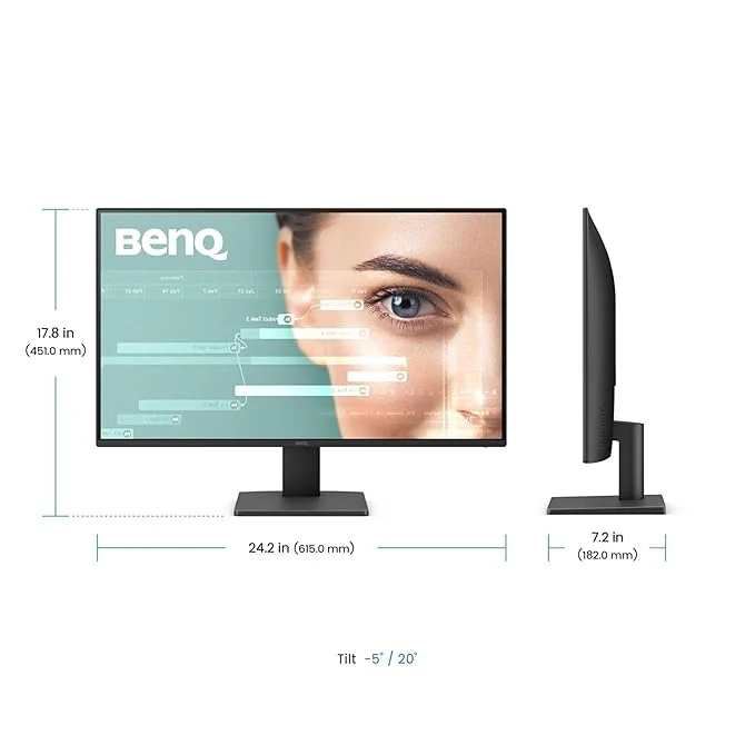 BenQ GW2791 27 Inch FHD Eye-Care Monitor (Black) - Image 4