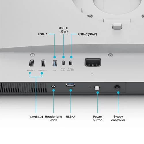 BenQ MA270U 27 Inch QHD Thunderbolt 4 USB-C IPS Monitor for MacBook - Image 3