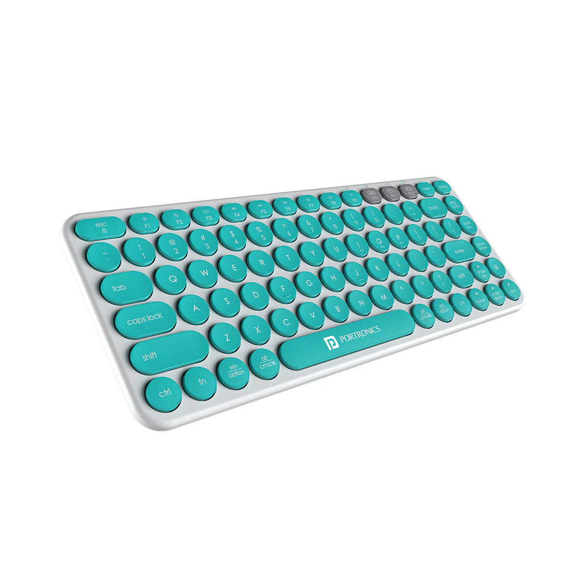 PORTRONICS Bubble 2.0 Dual Wireless Connectivity Modes | Triple Device Pairing | Ultra Compact TKL Design - Image 8