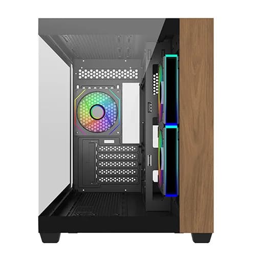 Cooler Master Elite 481 Wood ARGB M-ATX Mini Tower Gaming Cabinet - Image 2