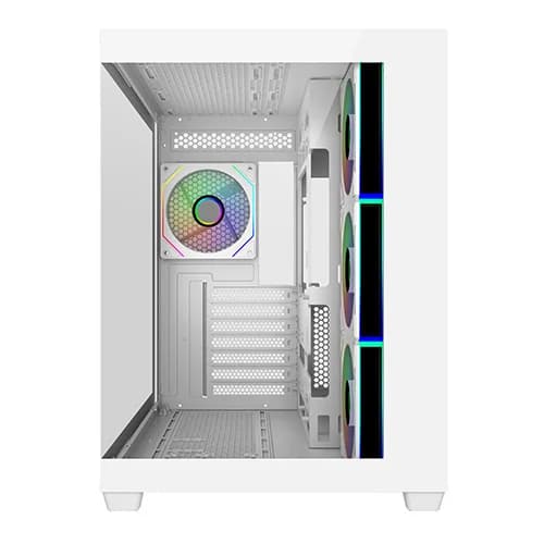 Cooler Master Elite 681 ARGB ATX Mid Tower Gaming Cabinet (White) - Image 2