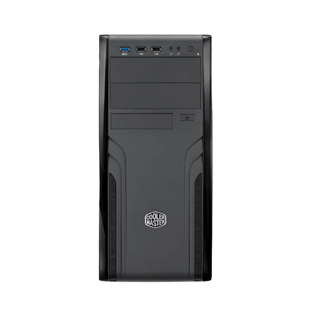 Cooler Master FORCE 500 Mid Tower Cabinet with - Black Mesh Steel 2x USB 3.2 Gen 1 2 Years Warranty