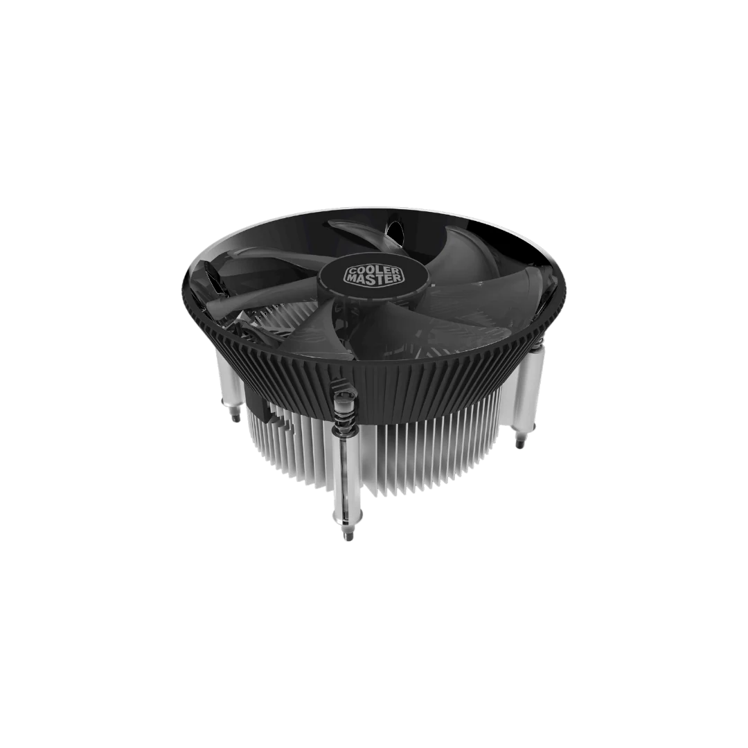 Cooler Master I70 AIR Cooler - LGA1200, Aluminum, 1800 RPM, 37 CFM, 28 dBA