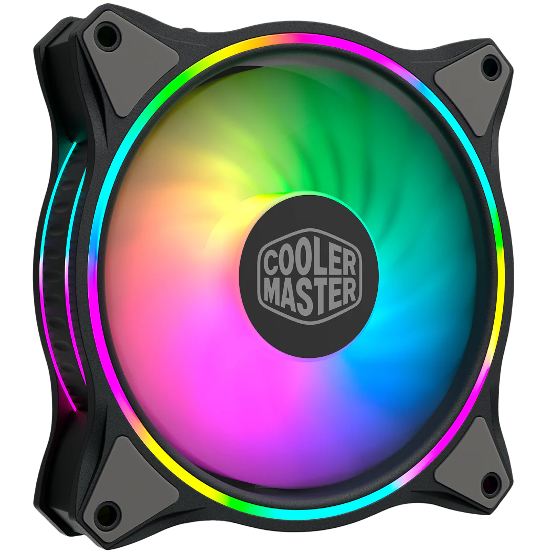 Cooler Master Master Fan MF120 Halo 2 Black PWM ARGB Cabinet Fan (Single Pack)