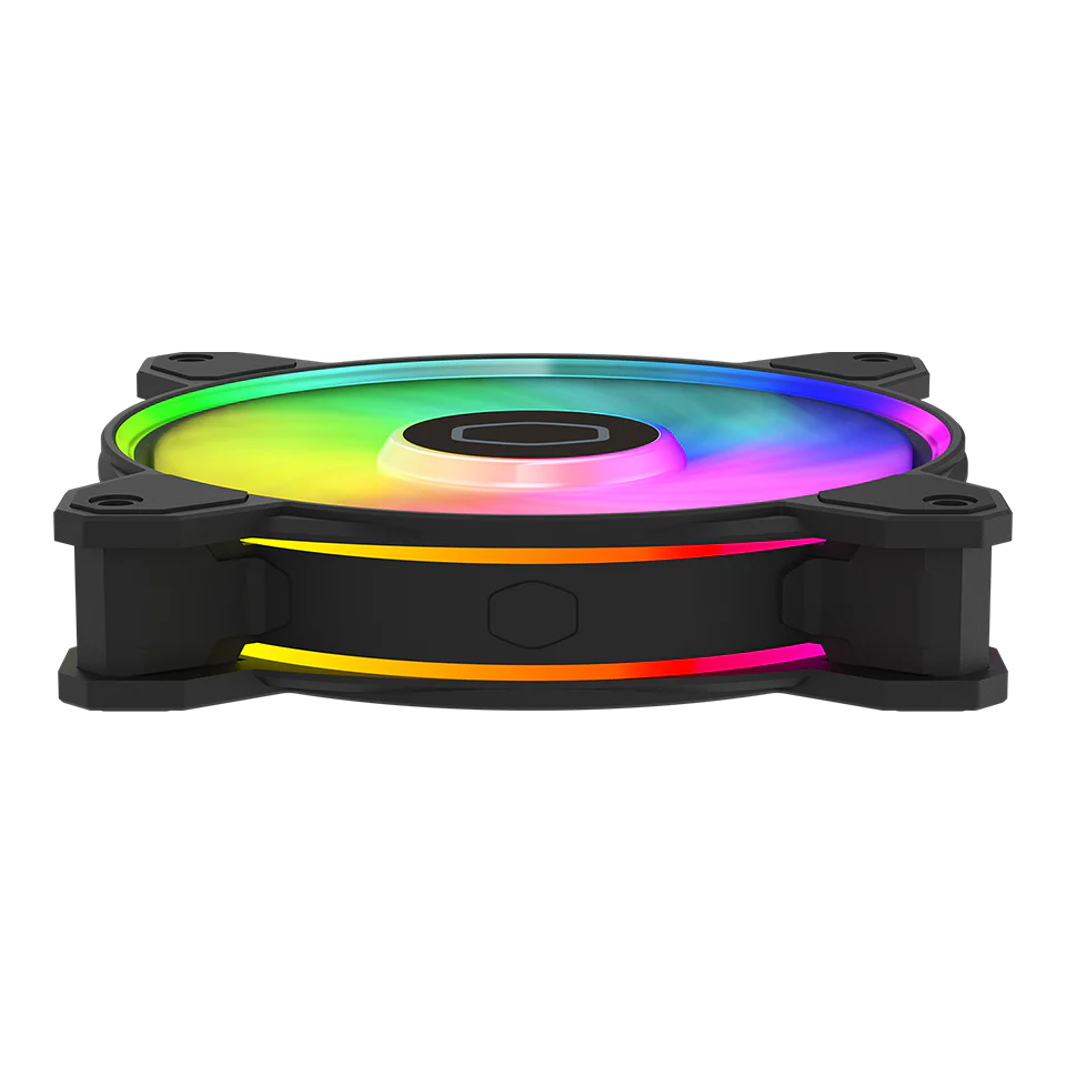 Cooler Master Master Fan MF120 Halo 2 Black PWM ARGB Cabinet Fan (Single Pack) - Image 2