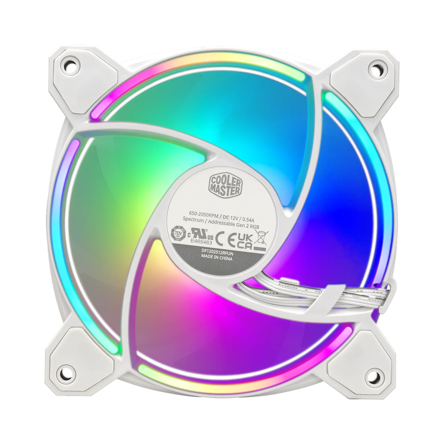 Cooler Master MasterFan MF120 Halo 2 White PWM ARGB Cabinet Fan (Single Pack) - Image 5
