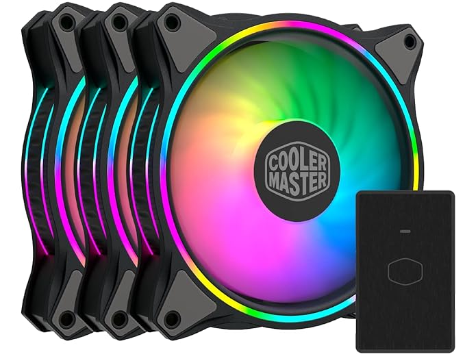 Cooler Master MasterFan MF120 Halo ARGB Cabinet Fan (Triple Pack) - Image 3