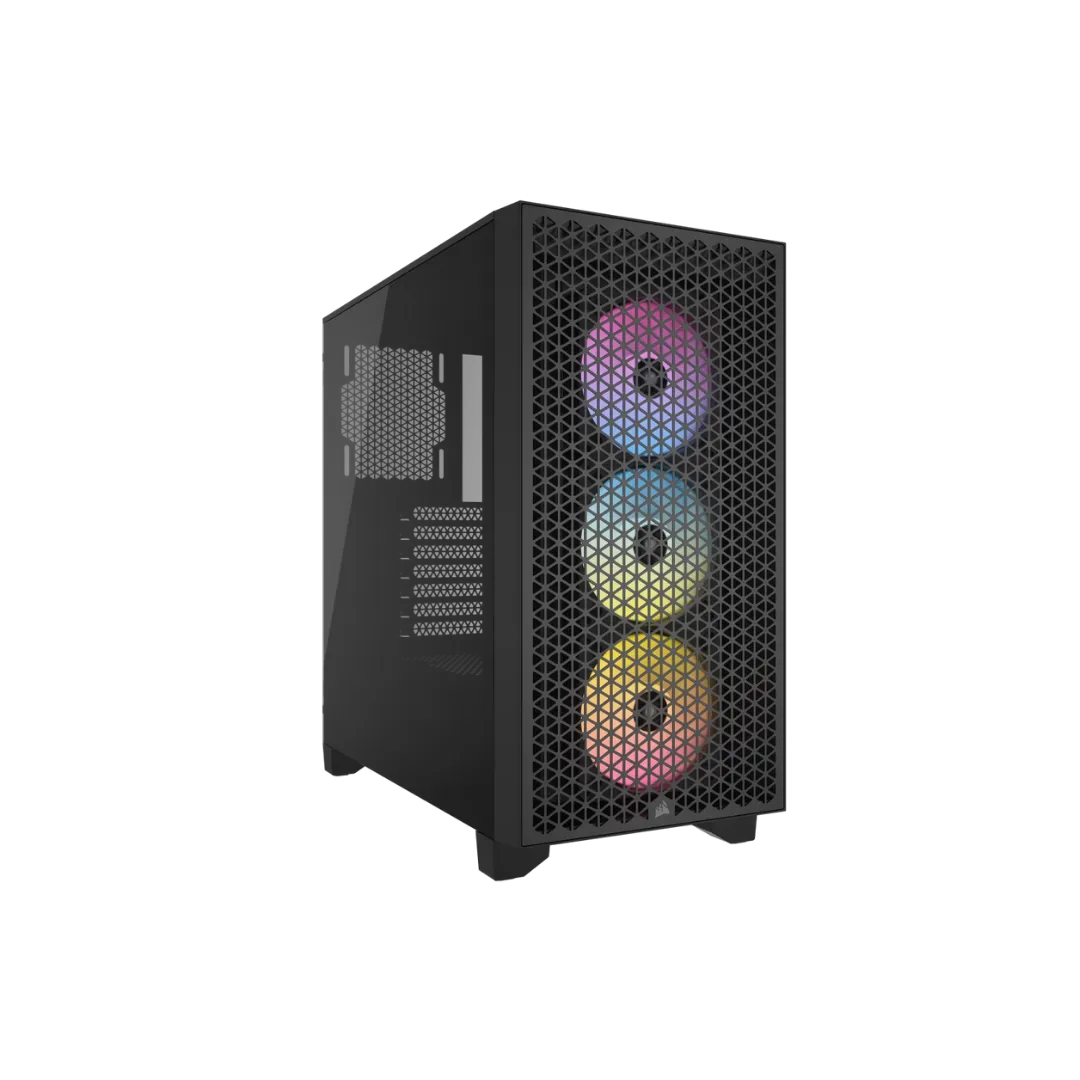 Corsair 3000D RGB T G Mid-Tower Cabinet, Black