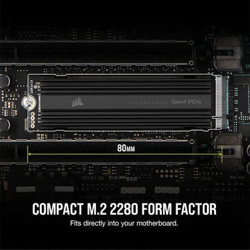 Corsair MP600 PRO LPX 4TB M.2 NVMe PCIe x4 Gen4 SSD - Image 4