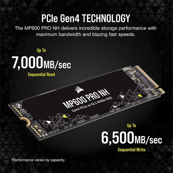 Corsair PRO NH MP600 4TB M.2 NVMe Gen4 Internal SSD - Image 6